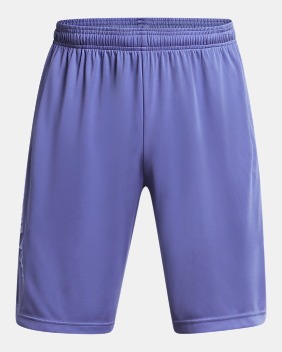 Men's UA Tech™ Wordmark Shorts in Purple image number 4